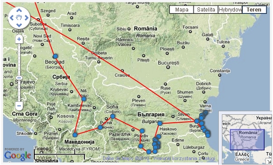 bałkany 2010 map